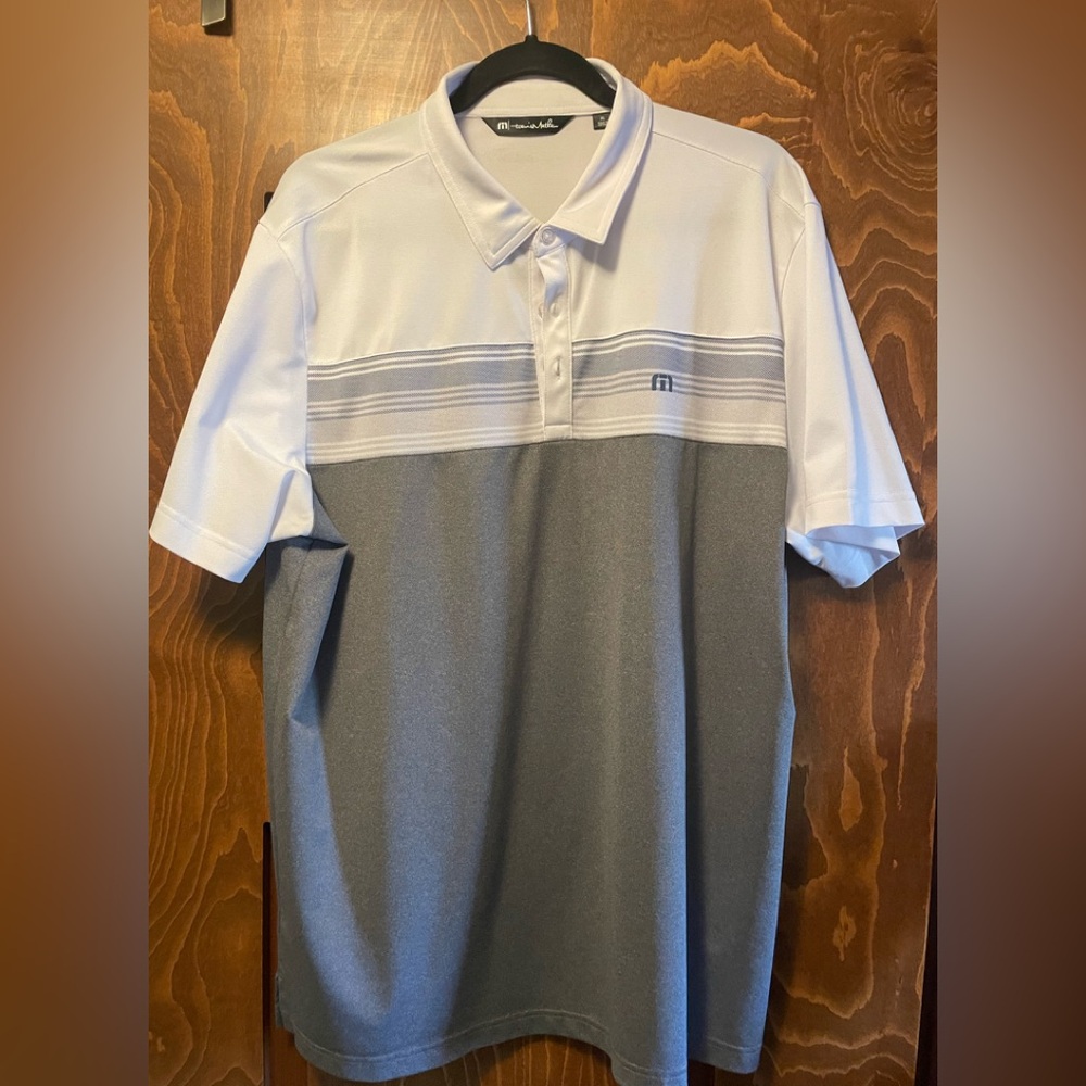 Travis Mathew Honokalani White XL Polo